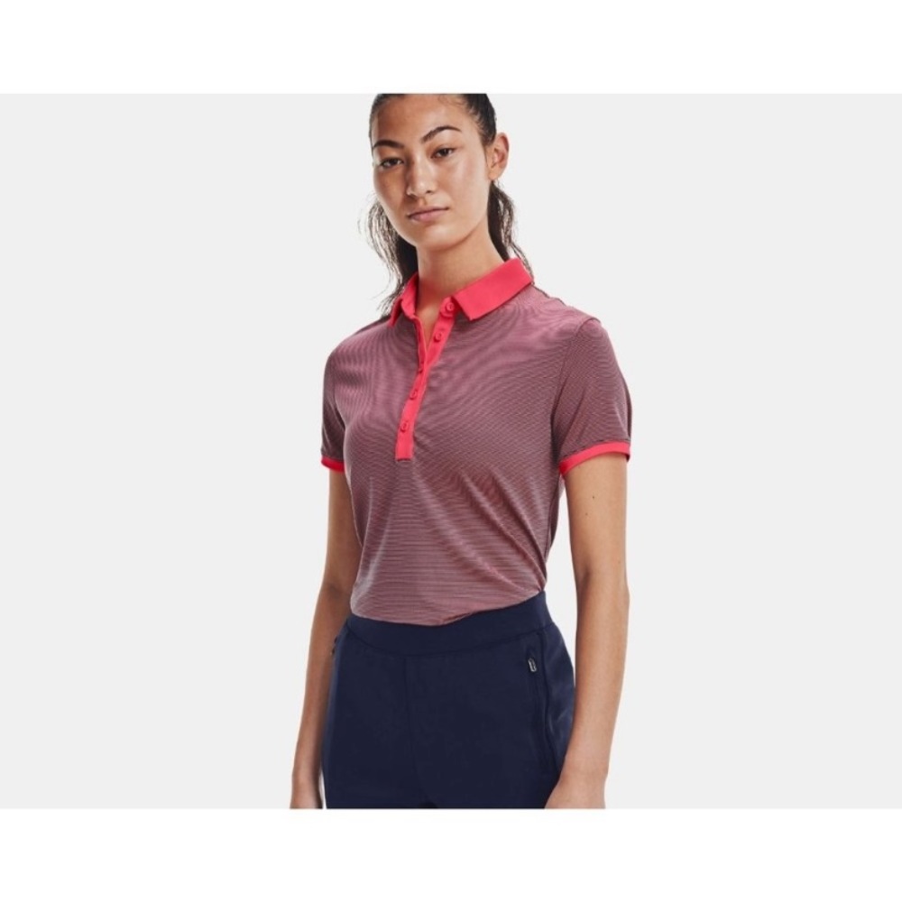 Under Armour Women's Pink Polo Blouse